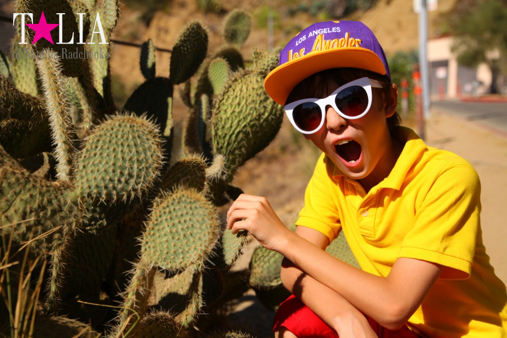 День рождения нашего папы и путешествие в Голливуд (штат Калифорния, знак Голливуд)